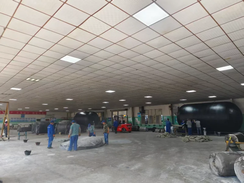 Qingdao Jincheng Maritime Technology manufacturing facility for marine fenders and airbags in Qingdao, China